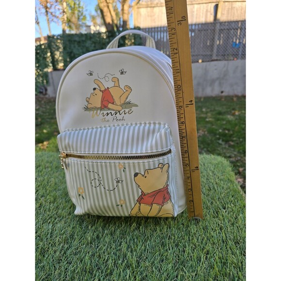 Disney Winnie the Pooh Faux Leather Backpack 13.5"x10" Primark Soft New With Tag - Picture 3 of 15